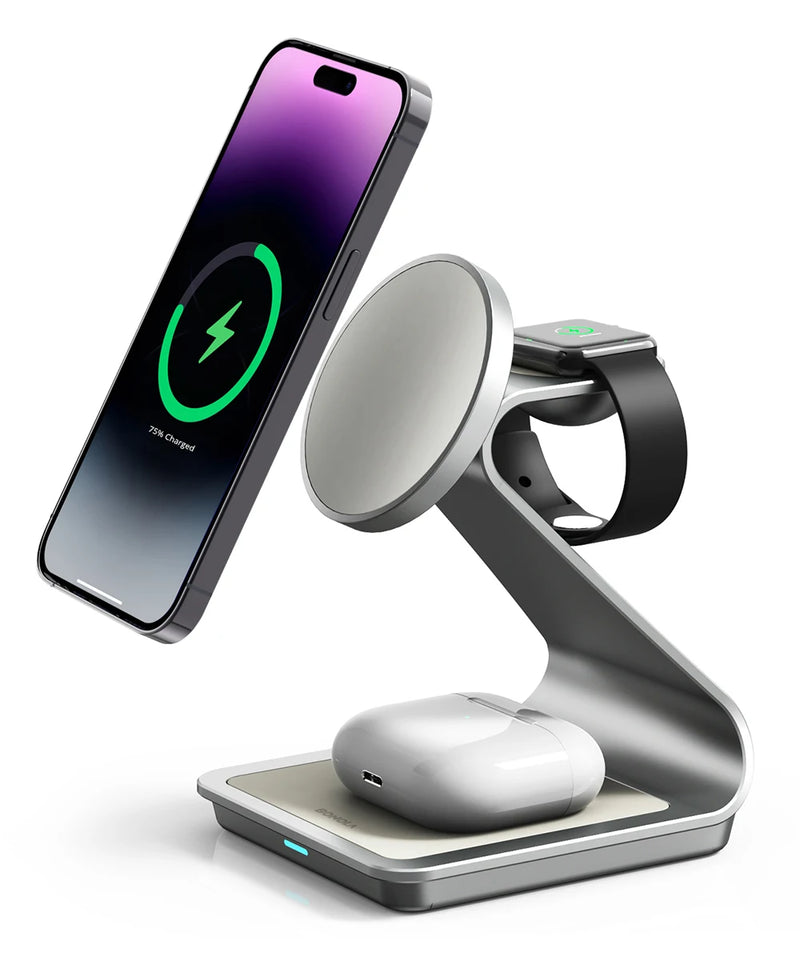 Magnetic 3 in 1 Wireless Charger